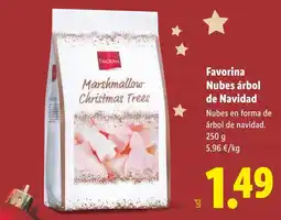 Lidl FAVORINA Nubes árbol de Navidad oferta