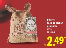 Lidl PiFarré Saco de carbón de azúcar oferta