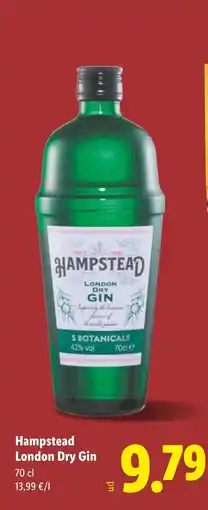 Lidl HAMPSTEAD London Dry Gin oferta