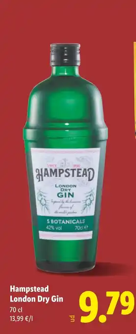 Lidl HAMPSTEAD London Dry Gin oferta