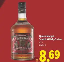 Lidl QUEEN MARGOT Scotch Whisky 5 años oferta