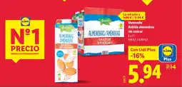Lidl VEMONDO Bebida almendras sin azúcar oferta