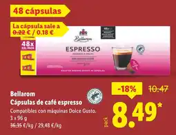 Lidl BELLAROM Cápsulas de café espresso oferta