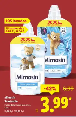 Lidl MIMOSIN Suavizante oferta