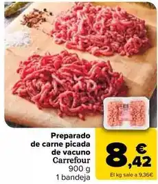 Carrefour Market Carrefour - preparado de carne picada de vacuno oferta