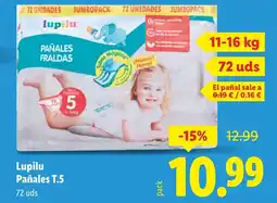 Lidl LUPILU Pañales T.5 oferta