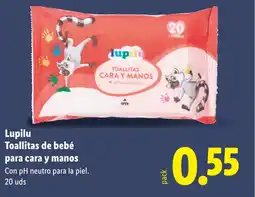 Lidl LUPILU Toallitas de bebé oferta