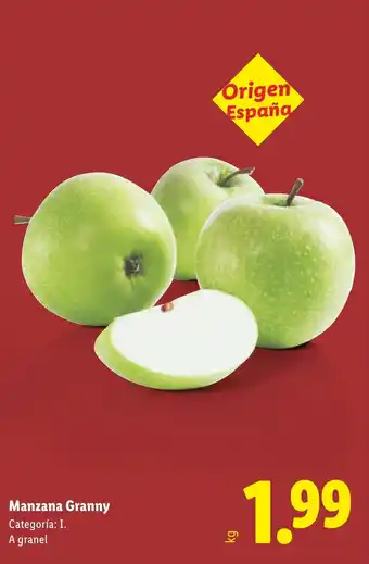 Lidl Manzana Granny oferta