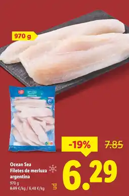 Lidl Ocean Sea Filetes de merluza argentina oferta