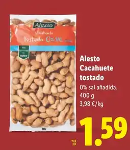 Lidl ALESTO Cacahuete tostado oferta