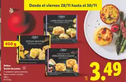 Lidl DELUXE Gratén de patata oferta