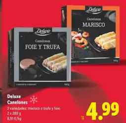 Lidl DELUXE Canelones oferta