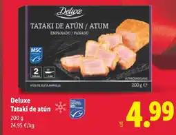Lidl DELUXE Tataki de atún oferta