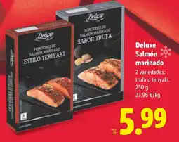 Lidl DELUXE Salmón marinado oferta