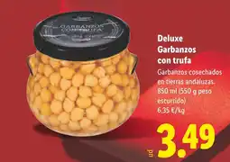 Lidl DELUXE Garbanzos con trufa oferta