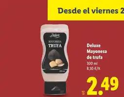 Lidl DELUXE Mayonesa de trufa oferta