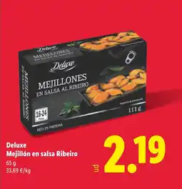 Lidl DELUXE Mejillón en salsa Ribeiro oferta