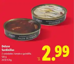 Lidl DELUXE Sardinillas oferta