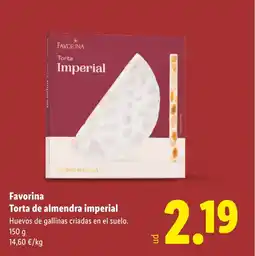 Lidl FAVORINA Torta de almendra imperial oferta