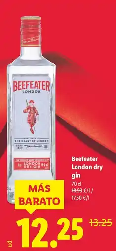 Lidl BEEFEATER London dry oferta