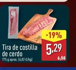 ALDI Tira de costilla de cerdo oferta