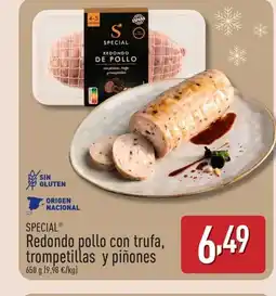 ALDI SPECIAL Redondo pollo con trufa, trompetillas y piñones oferta