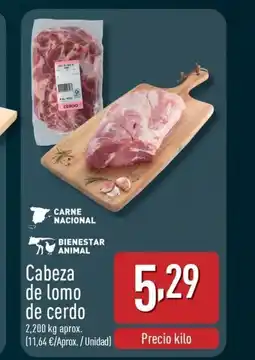 ALDI Cabeza de lomo de cerdo oferta