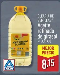 ALDI OLEARIA DE SEMILLAS Aceite refinado de girasol oferta