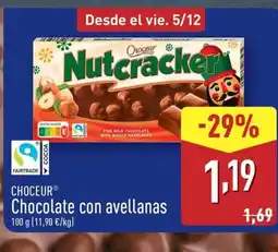 ALDI CHOCEUR Chocolate con avellanas oferta