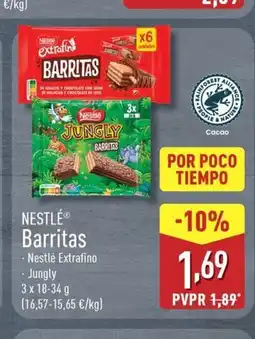 ALDI NESTLÉ Barritas oferta