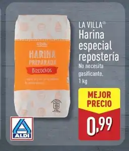 ALDI LA VILLA Harina especial repostería oferta