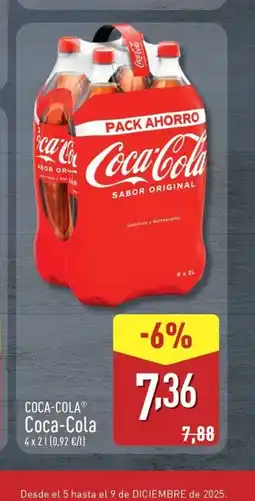 ALDI COCA-COLA oferta