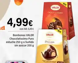 Cash Ifa VALOR Bombones Chocolatissimo Puro estuche o Surtido sin azúcar oferta