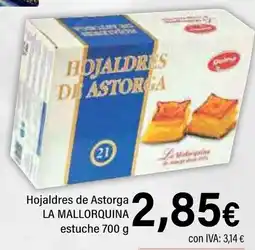 Cash Ifa LA MALLORQUINA Hojaldres de Astorga estuche oferta