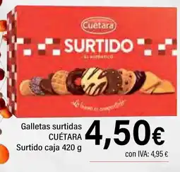 Cash Ifa CUÉTARA Galletsas surtidas Surtido caja oferta