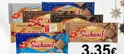 Cash Ifa SUCHARD Turrón chocolate Príncipe, con Oreo, Blanco con Oreo, Negro, Negro con almendras, Clásico o con Almendras oferta