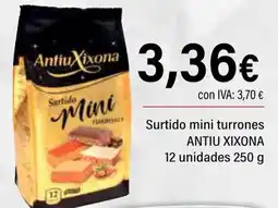 Cash Ifa ANTIU XIXONA Surtido mini turrones oferta