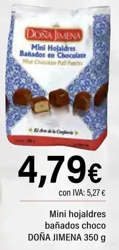 Cash Ifa DOÑA JIMENA Mini hojaldres bañados choco oferta
