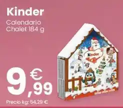 Clarel Kinder - calendario chalet oferta