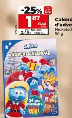 Dia Nickelodeon - calendario de adviento oferta