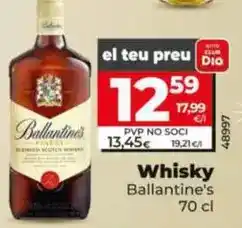 Dia Ballantine's - whisky oferta