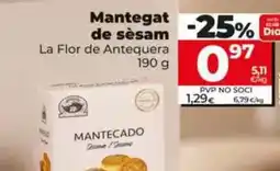 Dia La flor de antequera - mantecado de sesamo oferta