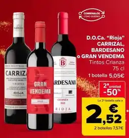 Carrefour Market Bardesano - d.o.ca. rioja oferta