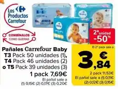 Carrefour Market Carrefour - panales baby oferta