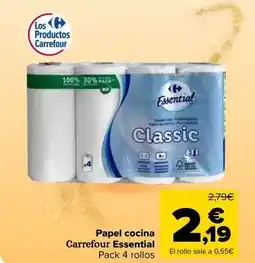 Carrefour Market Carrefour - papel cocina oferta