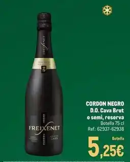 Makro Cordón negro - d.o. cava brut o semi, reserva oferta