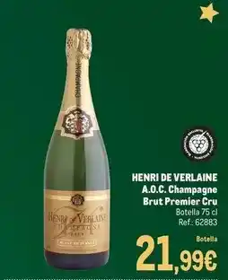 Makro Henri de verlaine - a.o.c. champagne brut premier cru oferta