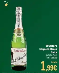 Makro El gaitero - etiqueta blanca oferta