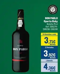 Makro Don pablo - oporto ruby oferta