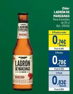 Makro Ladrón de manzanas - cider oferta